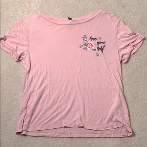 Pink “Bee Yourself” Tee